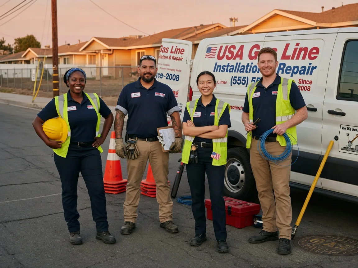 Gas Line Installation company in Voss, TX